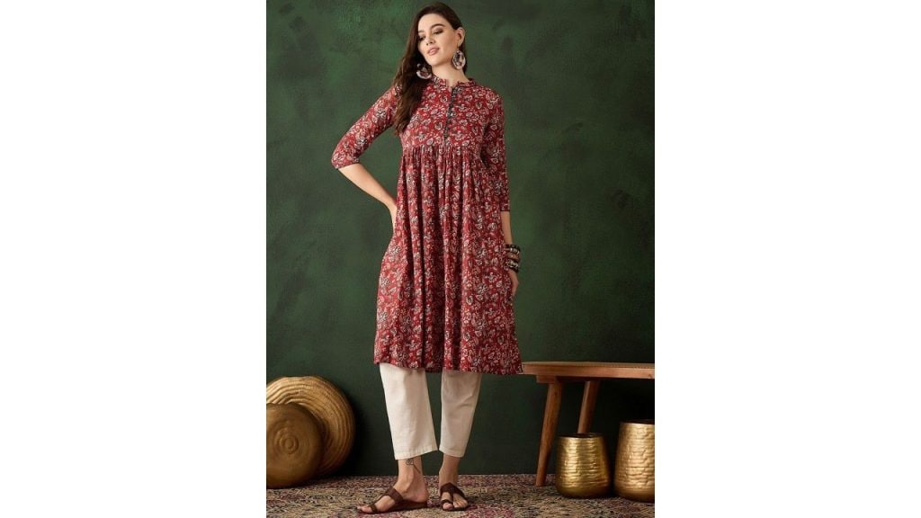 Sangria Printed Pure Cotton Kurtas