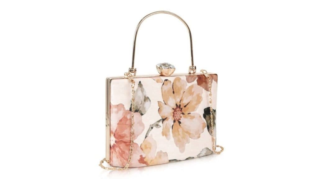 SPOTIC Floral Printed Purse Clutch