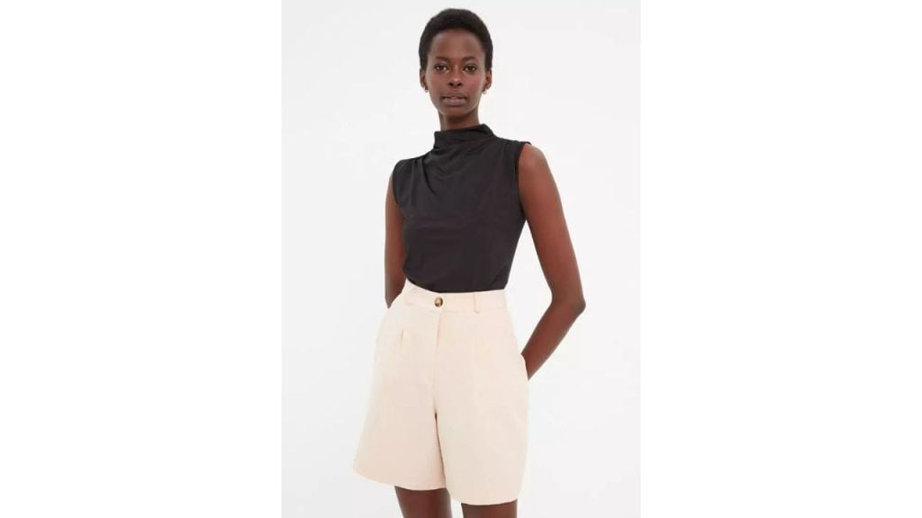 Trendyol Mock Neck Sleeveless Bodysuit