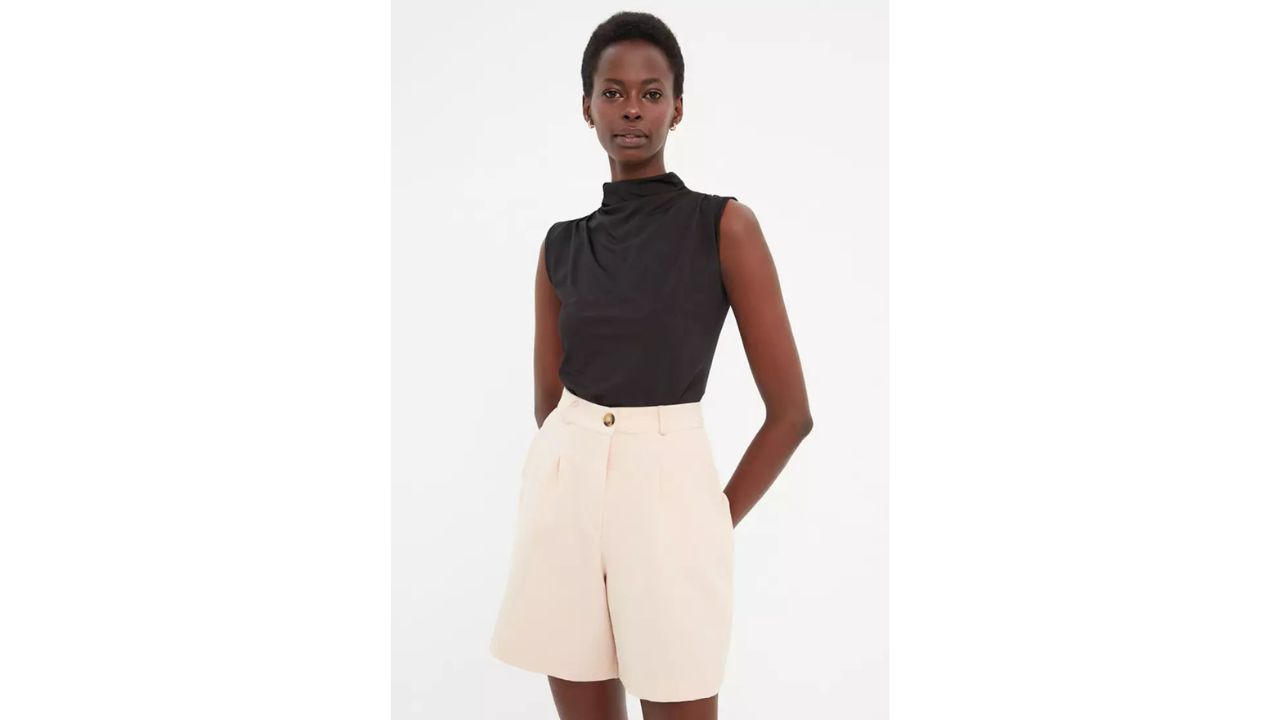 Trendyol Mock Neck Sleeveless Bodysuit