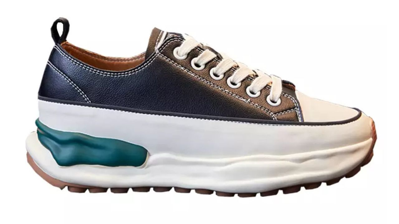 Twenty Eight Shoes Color Matching Leather Sneakers RX2526