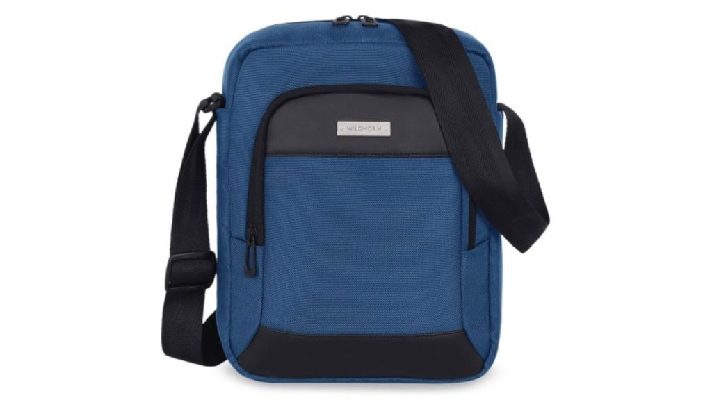 WildHorn Men Colourblocked Structured Crossbody Bag