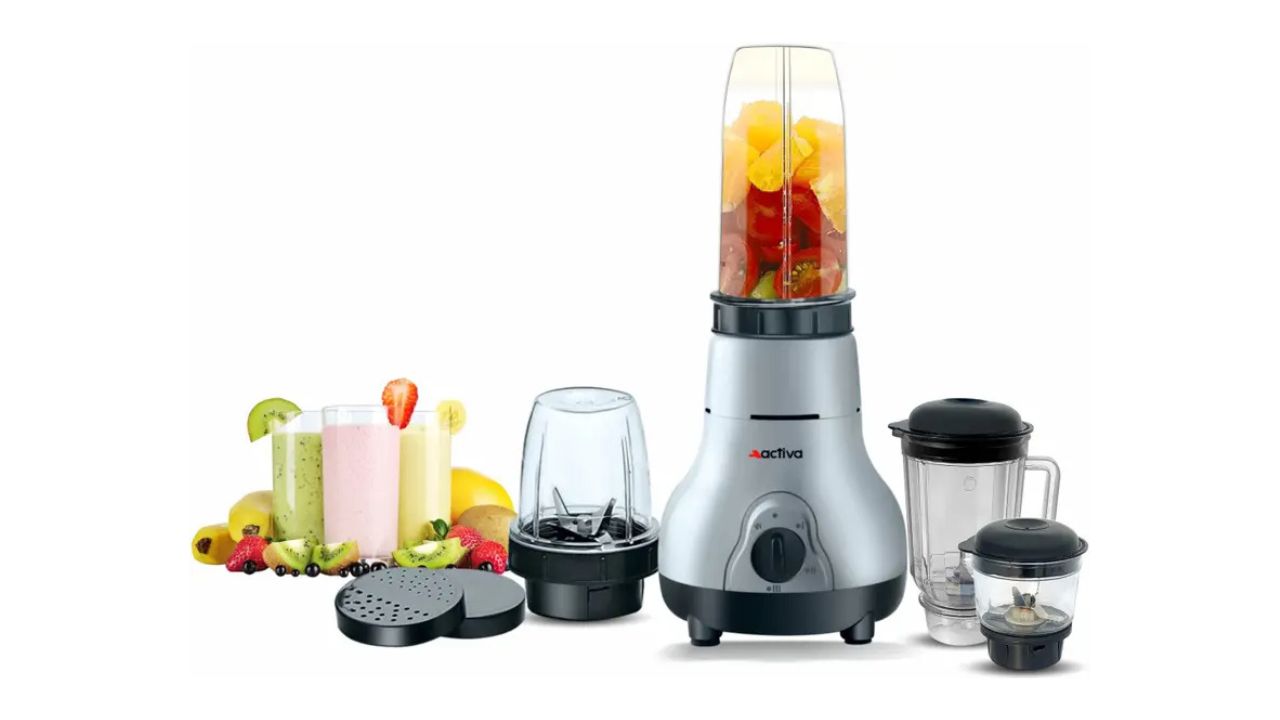 ACTIVA 4 Jars 500 W Juicer Mixer Grinder