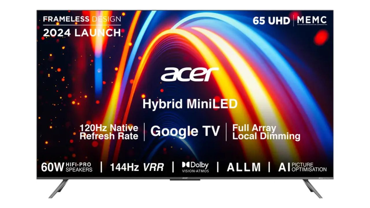 Acer 163.9 cm (65 inch) Ultra HD (4K) Mini LED Smart Google TV
