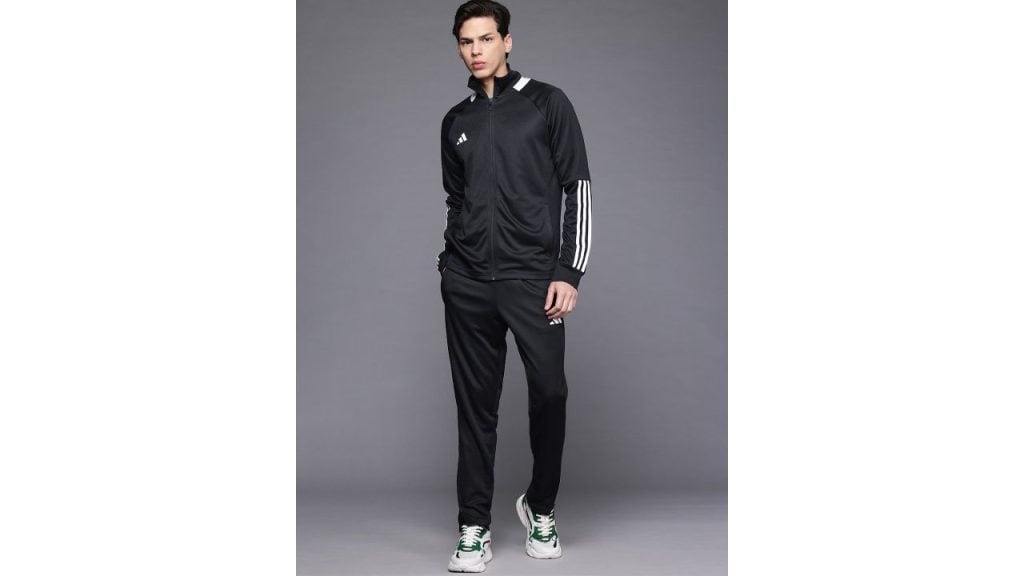 Adidas Men 3-Stripe Logo Detail Tracksuit