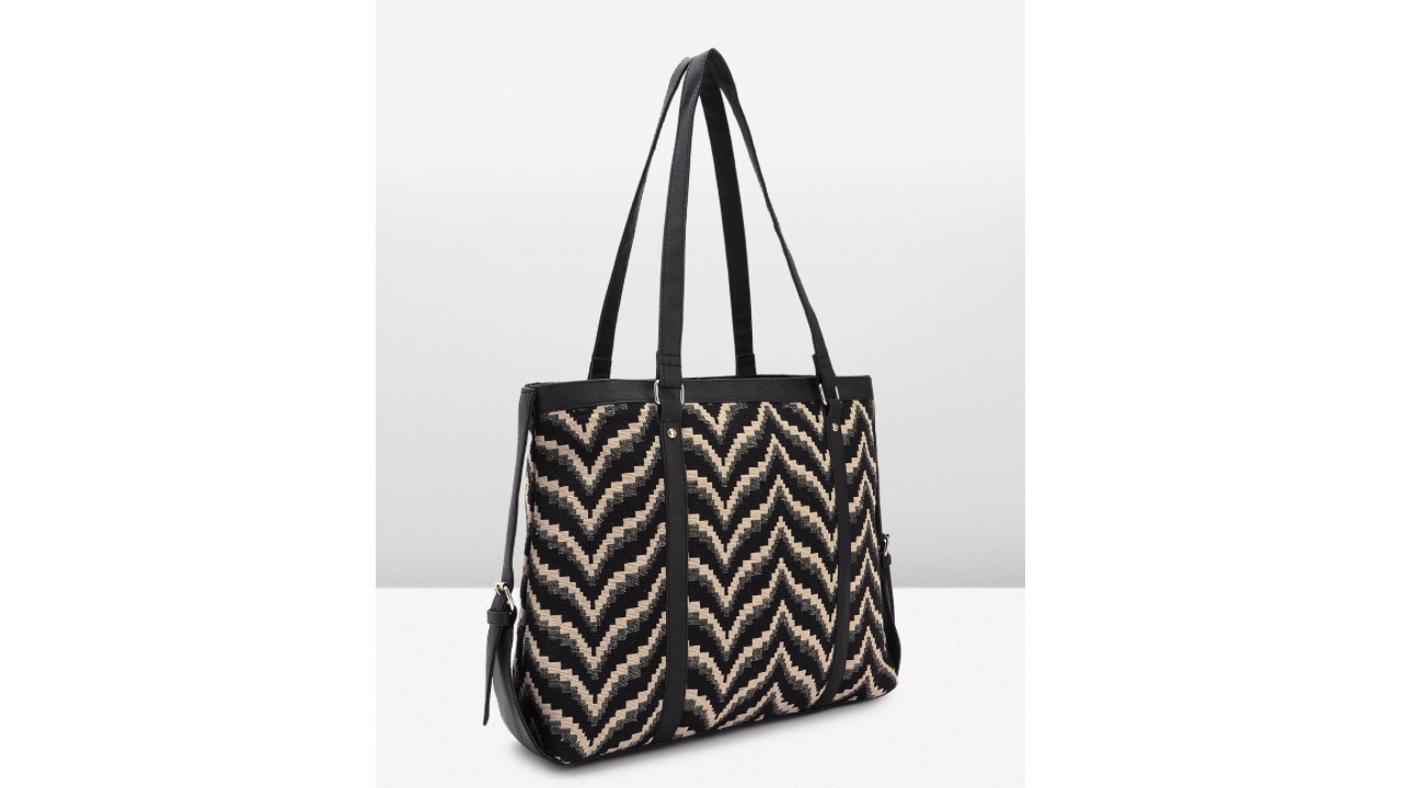 Anouk Geometric Printed Oversized Shopper Office Tote Bag