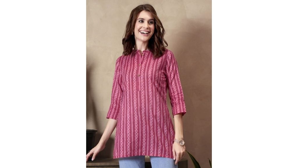 Anouk Rustic Printed Pure Cotton Kurti