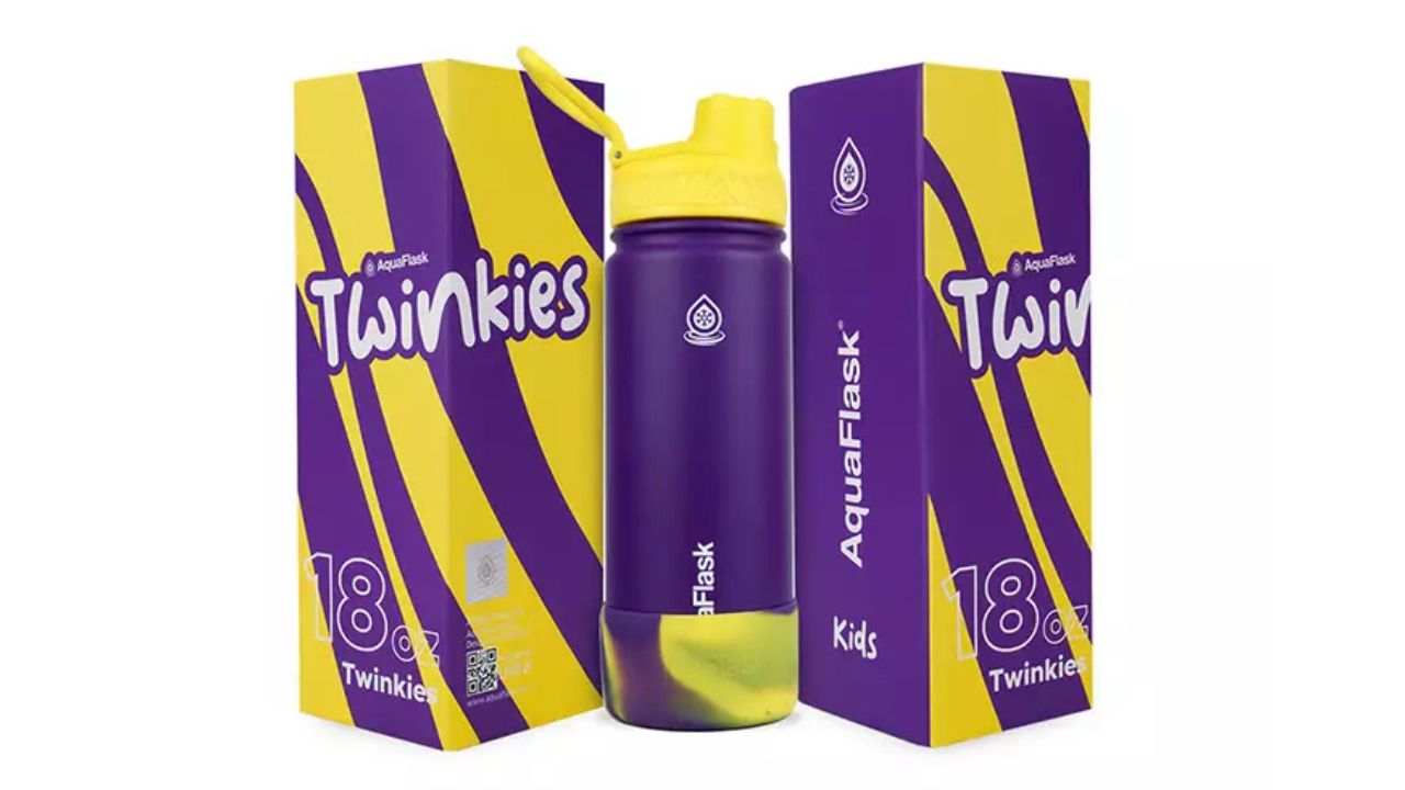 Aquaflask 18oz Twinkies Kids Collection Limited Edition with Silicon Boot Aqua Flask