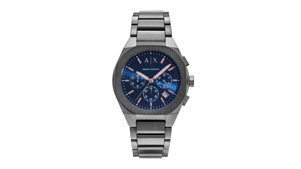 Armani Exchange Men Bracelet Style Chronograph Analogue Watch AX4182I-Grey