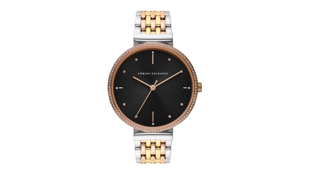 Armani Exchange Women Black Bracelet Style Analogue Watch AX5911