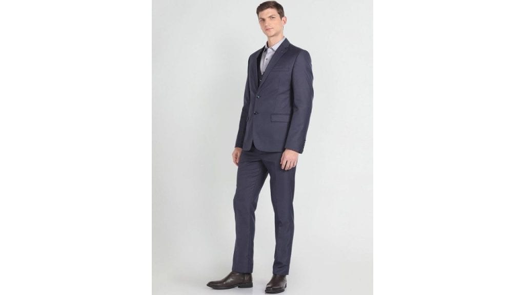 Arrow Men Single-Breasted Three-Piece Formal Suit