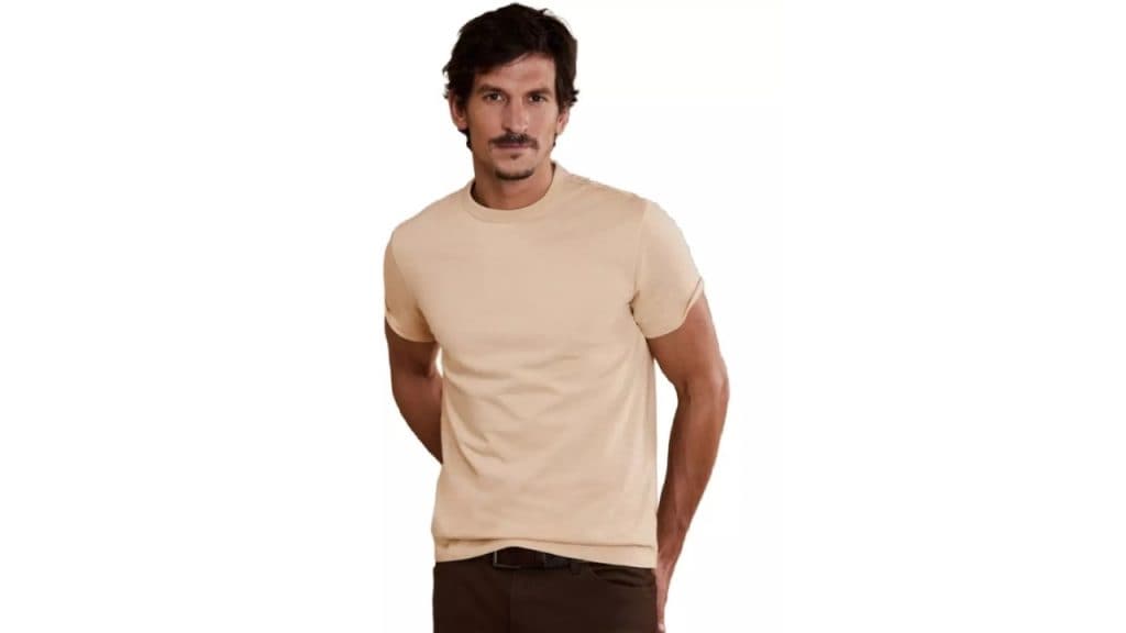 BANANA REPUBLIC Rugged Slub Crew-Neck T-Shirt