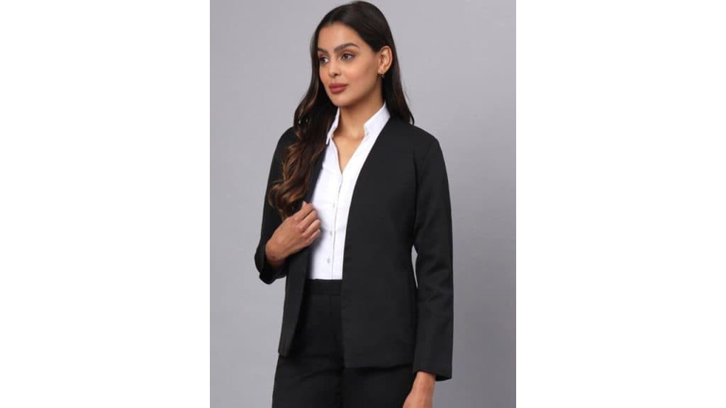 BRINNS Long Sleeves Open Front Formal Blazer