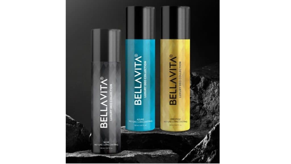 Bella Vita Organic Set Of 3 Prestige, Azure & Noir Body Deodorant - 150ml Each