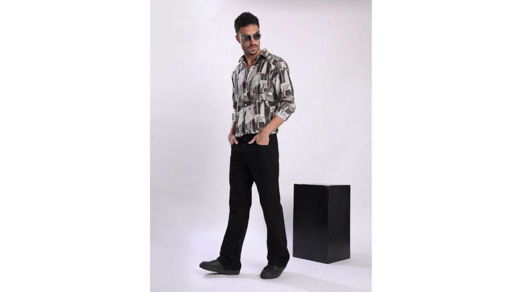 Bene Kleed Men Mid-Rise Baggy Fit Cotton Jeans