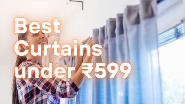 Best Curtains under ₹599 at Myntra EORS 2025