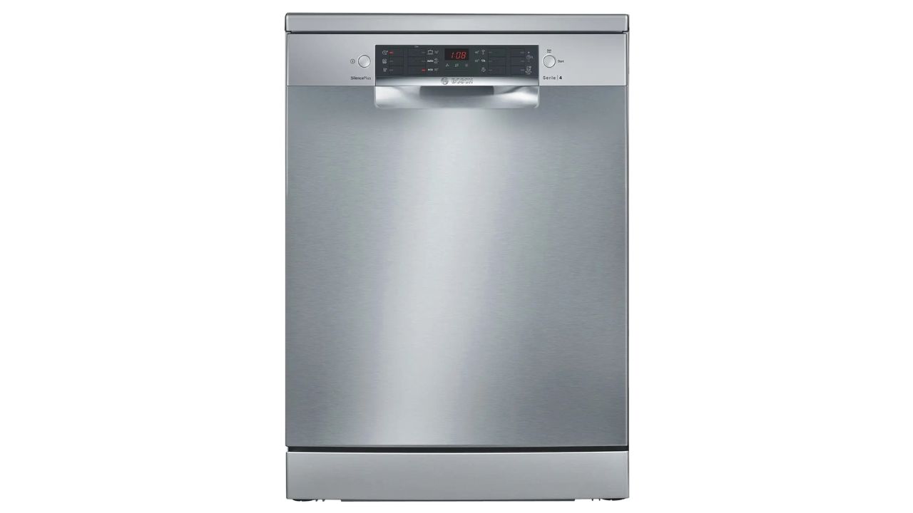 Bosch SMS46KI03I – 14 Place Settings & No Pre-Rinse Needed