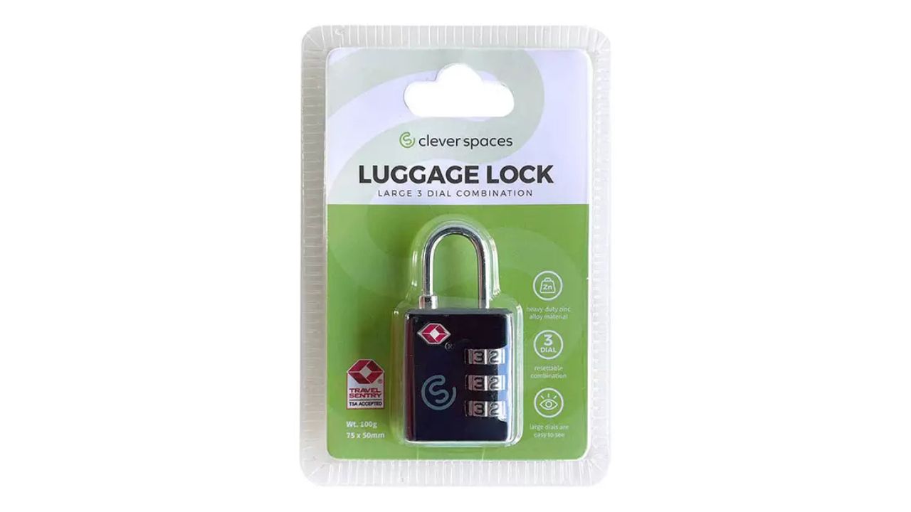 Clever Spaces TSA-Approved Luggage Lock