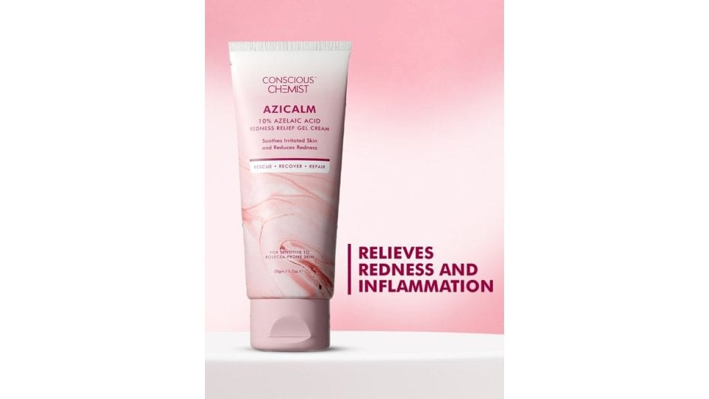 Conscious Chemist 10% Azelaic Acid Face Cream For Redness Relief & Acne Treatment - 50g