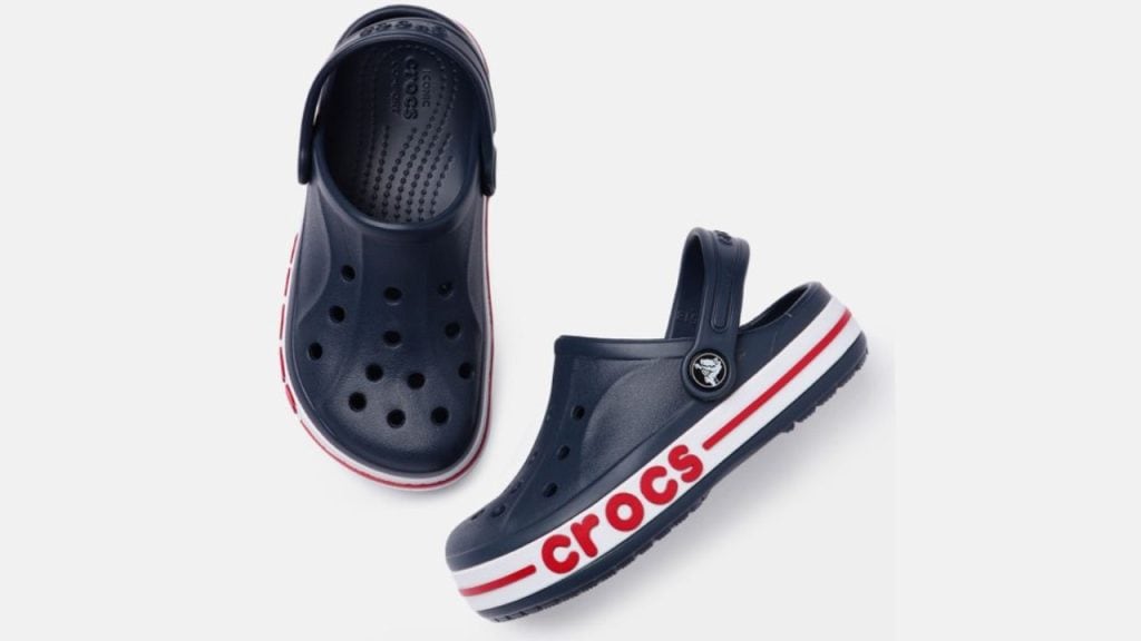 Crocs Kids Navy Blue Bayaband Solid Clogs