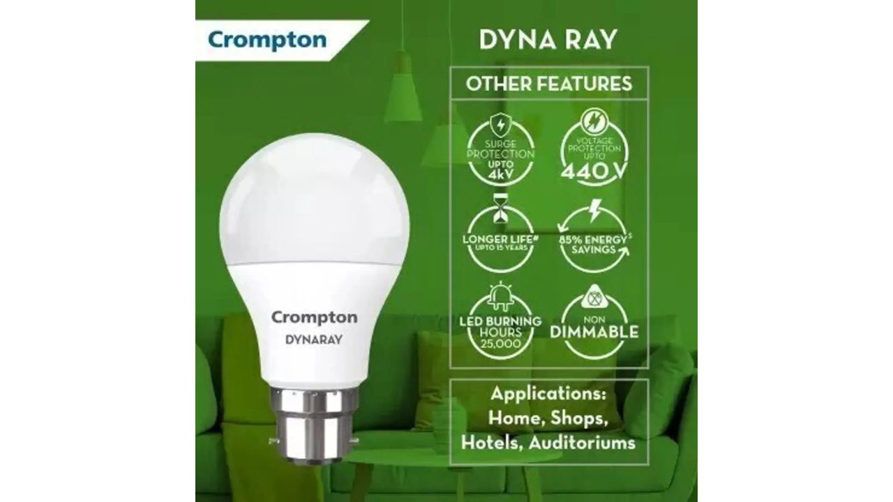 Crompton 9W B22 LED Bulb