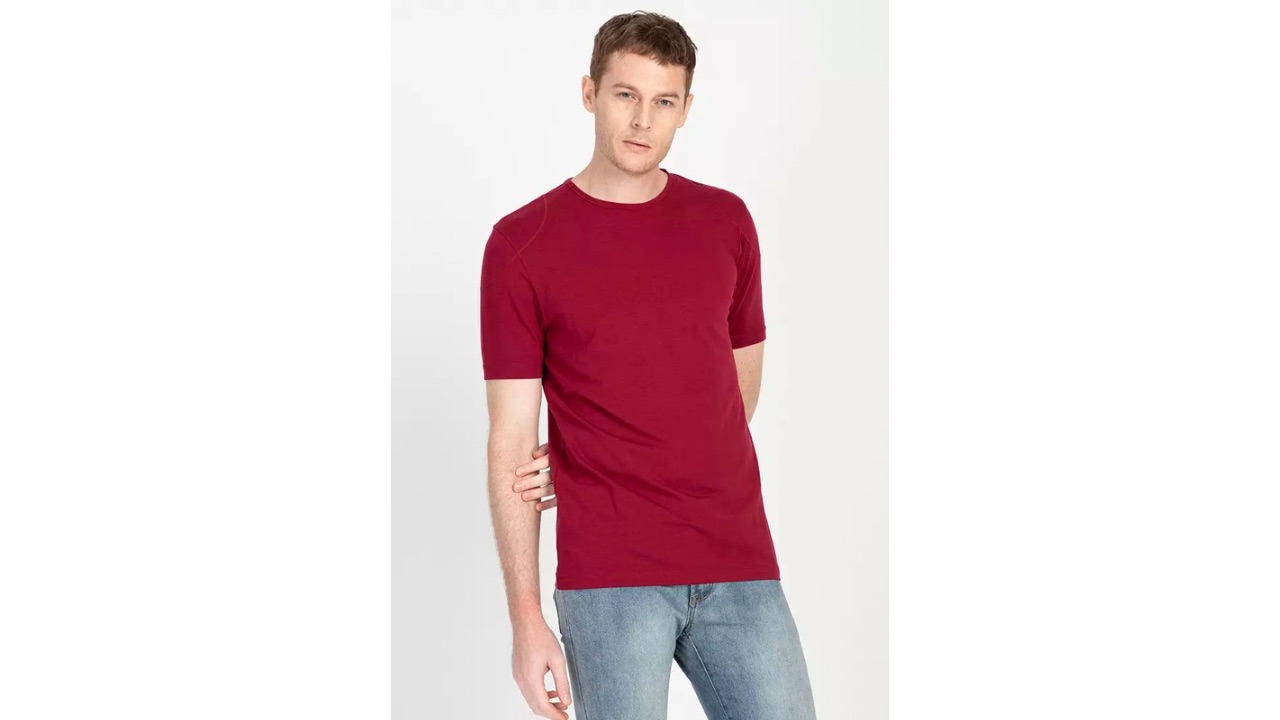 Daniel Hechter Basic Cotton T-shirt with Contrast Trim