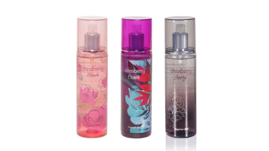 DressBerry Set of 3 Body Mists - 190ml