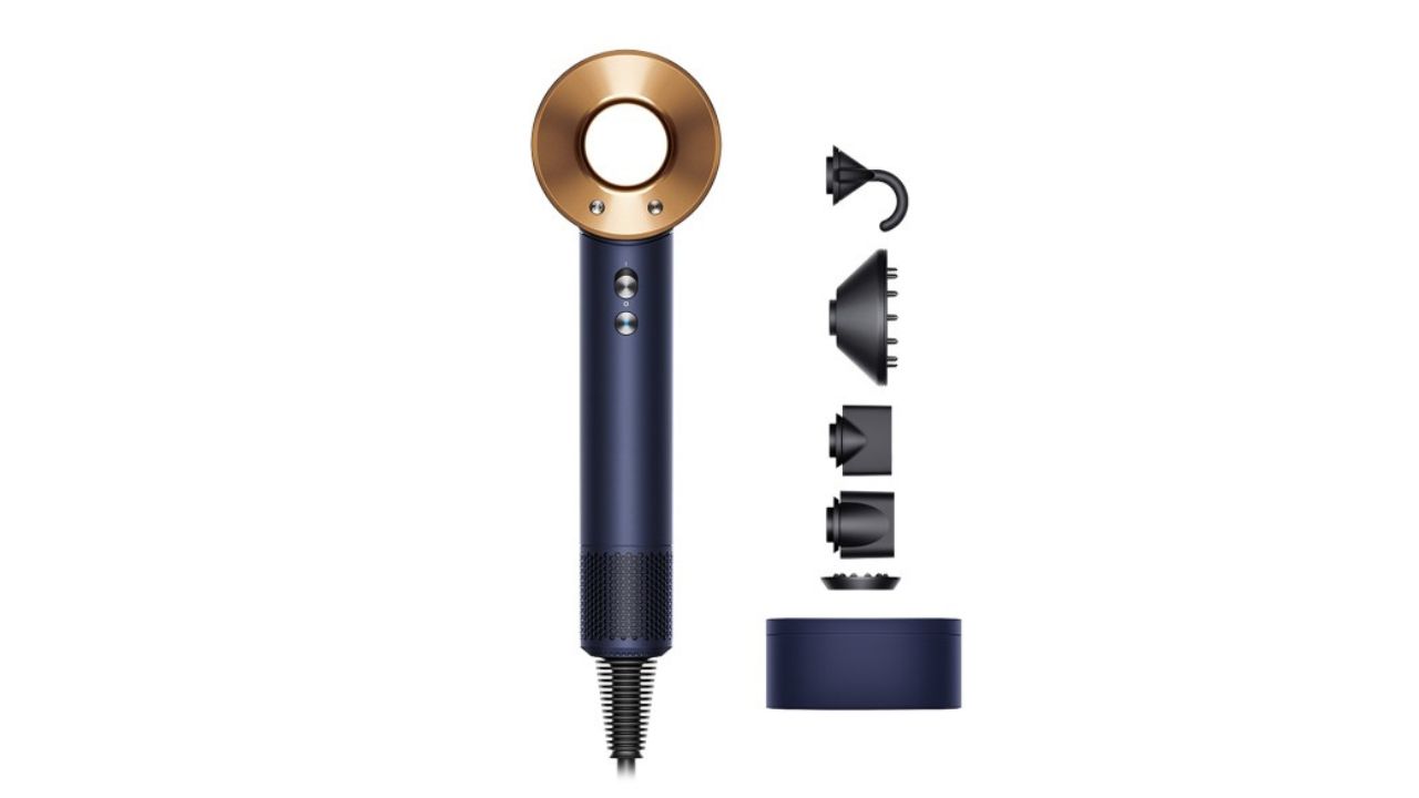 Dyson Supersonic Hair Dryer With Heat Control - Prussian Blue & Rich Copper