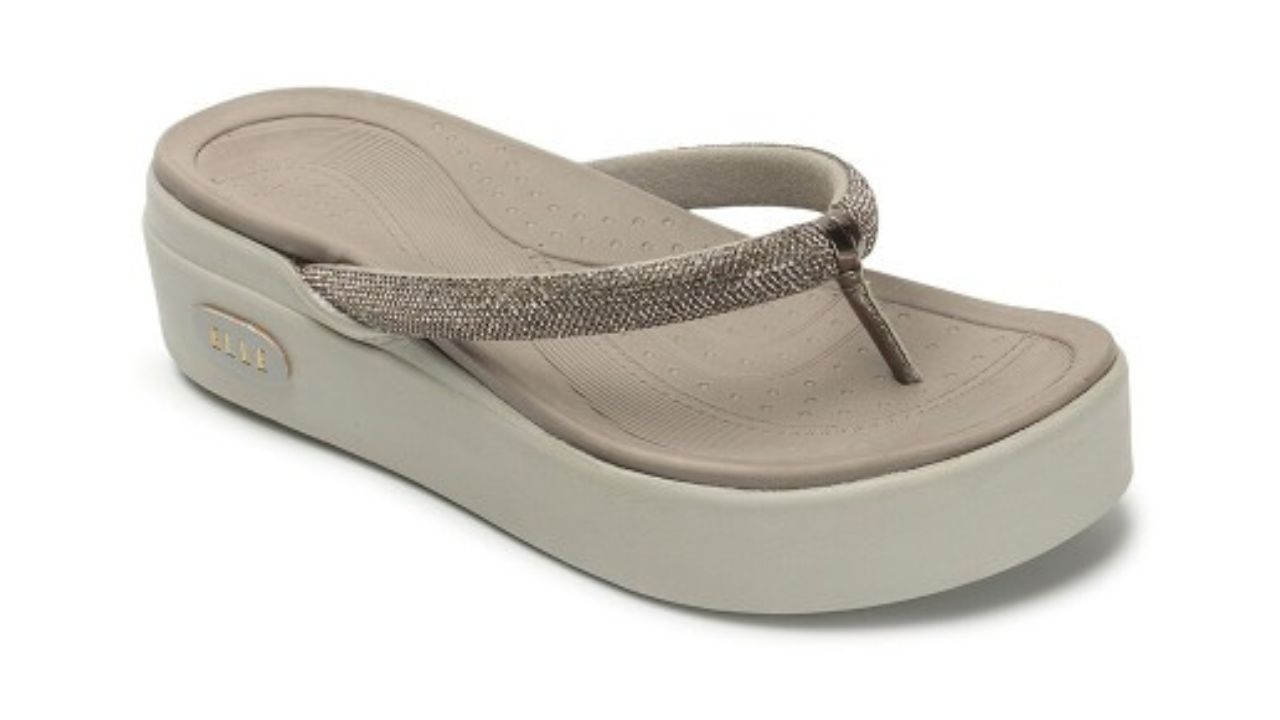 ELLE Embellished Flatform Heels