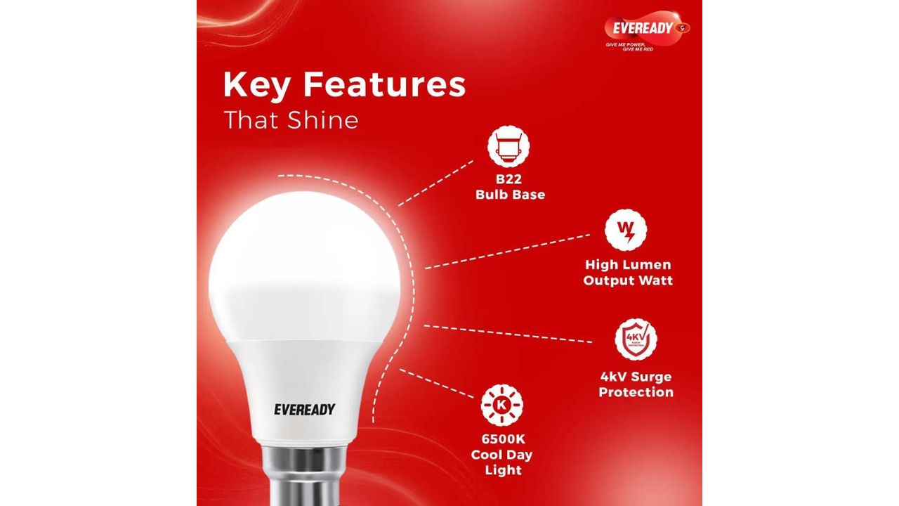 Eveready 10W B22 LED Bulb