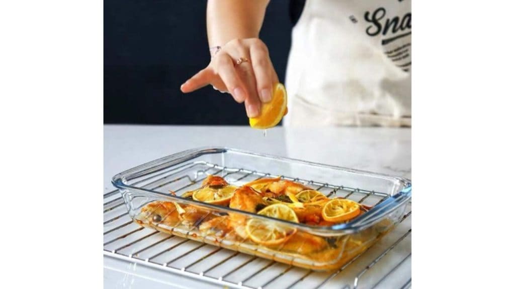 Femora Transparent Borosilicate Glass Rectangle Baking Dish