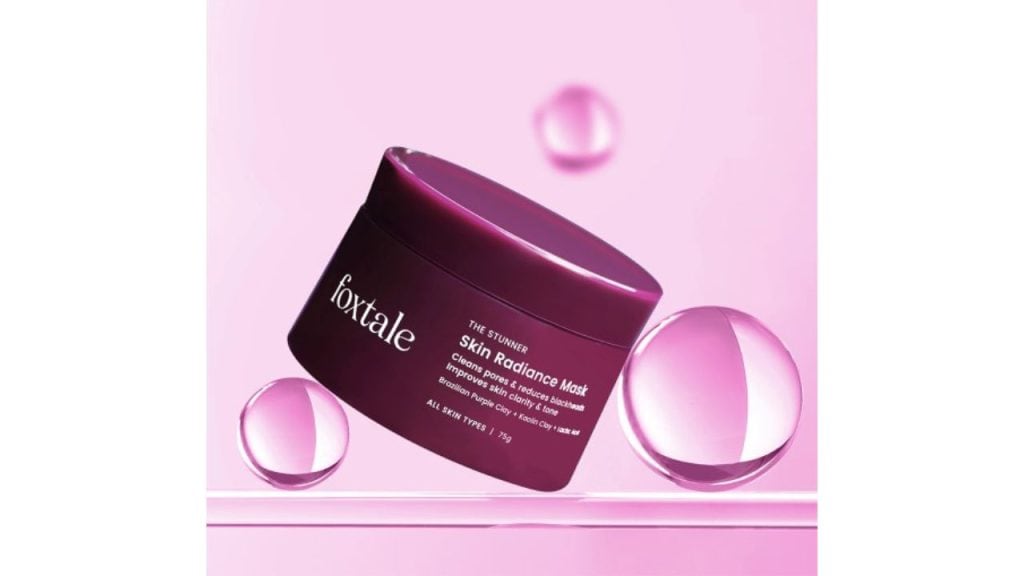 Foxtale DeTan Skin Mask with Lactic Acid & Brazilian Purple Clay - 75g