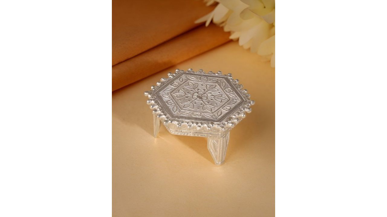 GIVA 925 Silver Hexagonal Singhasan