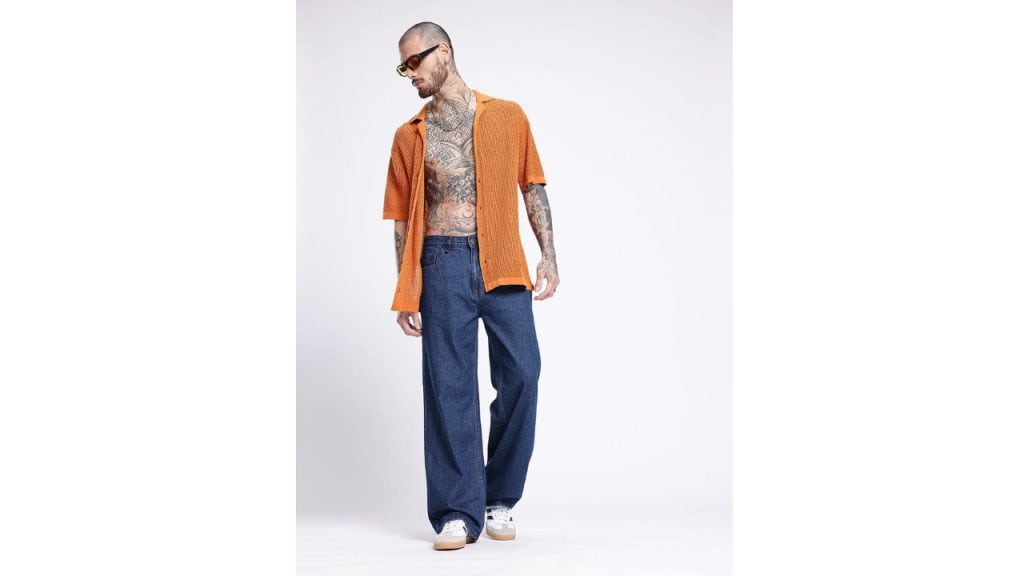 Glitchez Men Flared Fit Jeans