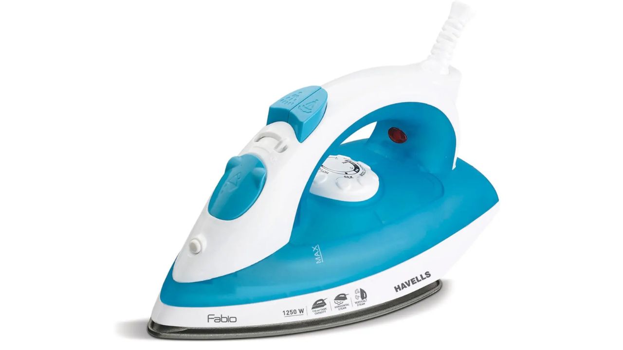HAVELLS Fabio 1250 W Steam Iron (Blue)