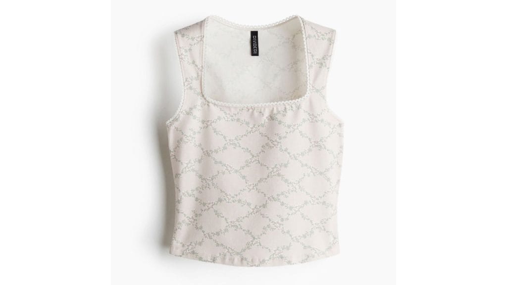 H&M Picot-Trimmed Vest Top