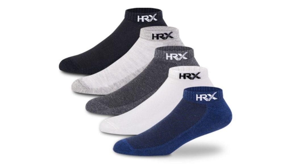 HRX by Hrithik Roshan Men Pack Of 5 Ankle Length Socks