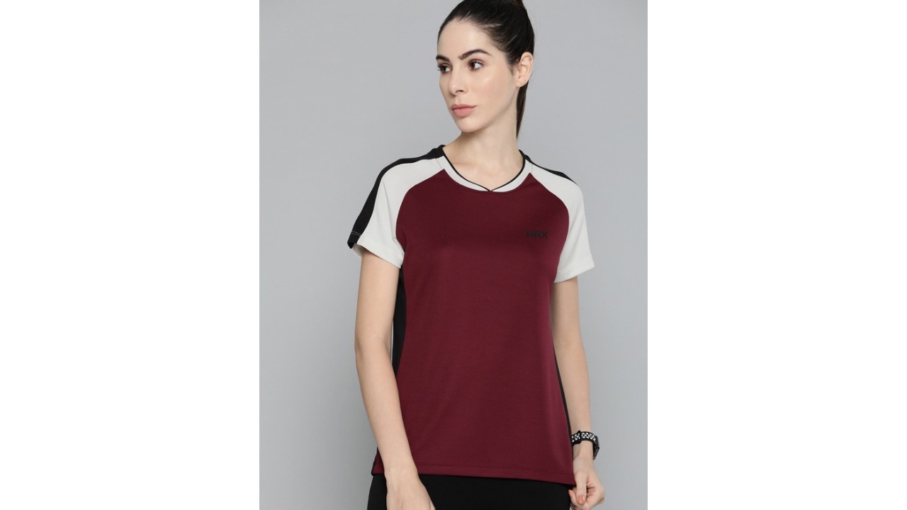 HRX by Hrithik Roshan Women Colourblocked T-shirt