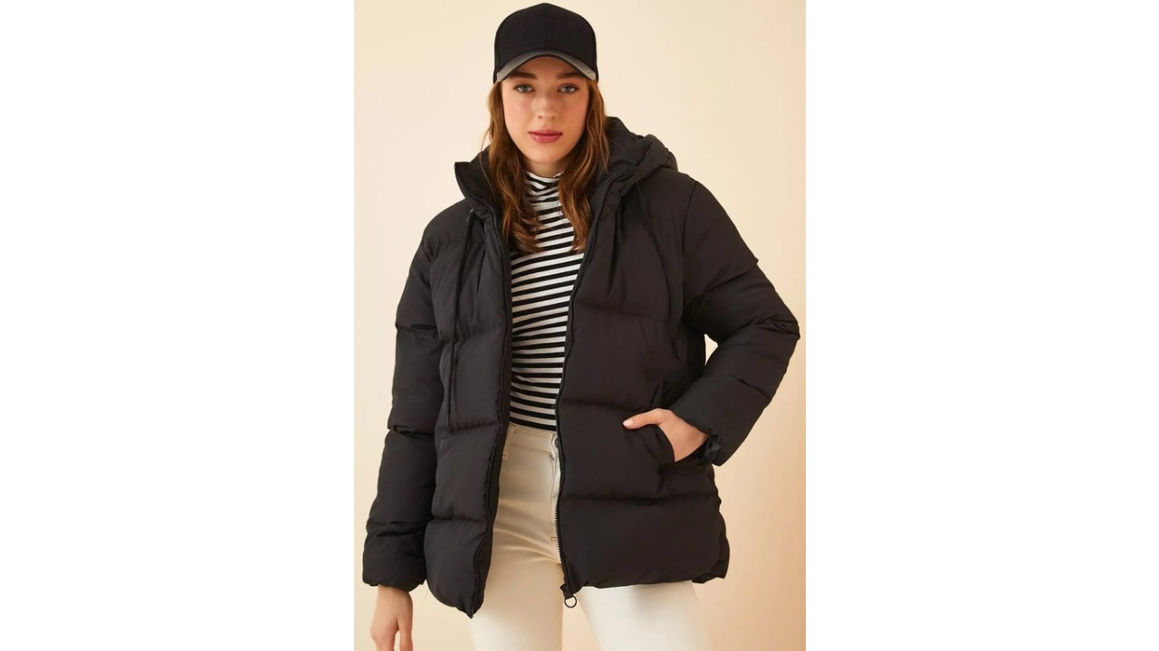 Happiness Istanbul Hooded Puffy Coat