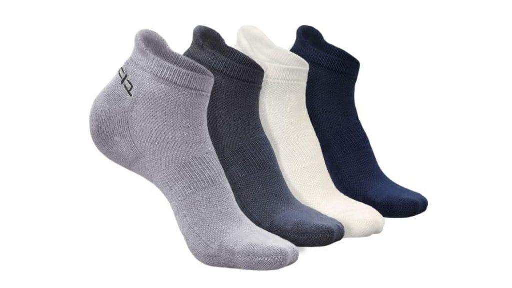 Heelium Men Pack of 4 Bamboo Super Soft & Odour-Free Breathable Ankle-Length Socks