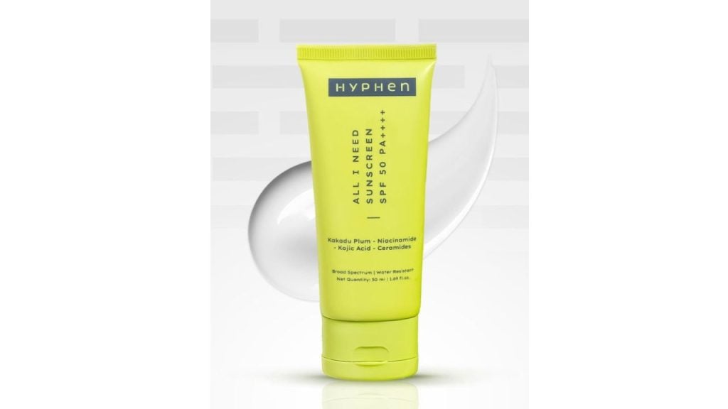 Hyphen All I Need Sunscreen SPF 50 PA ++++ with Ceramide For Moisturizing - 50ml