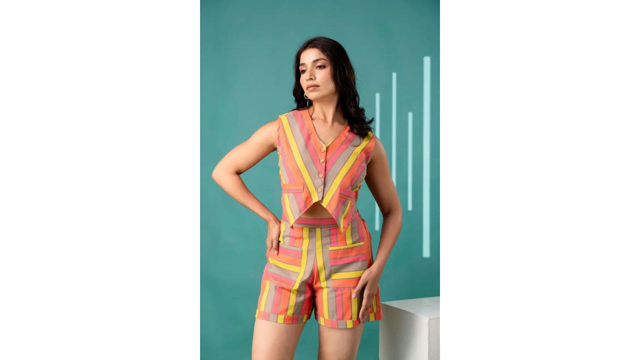 JYOTISHA Top Regular Shorts Co-ords Set