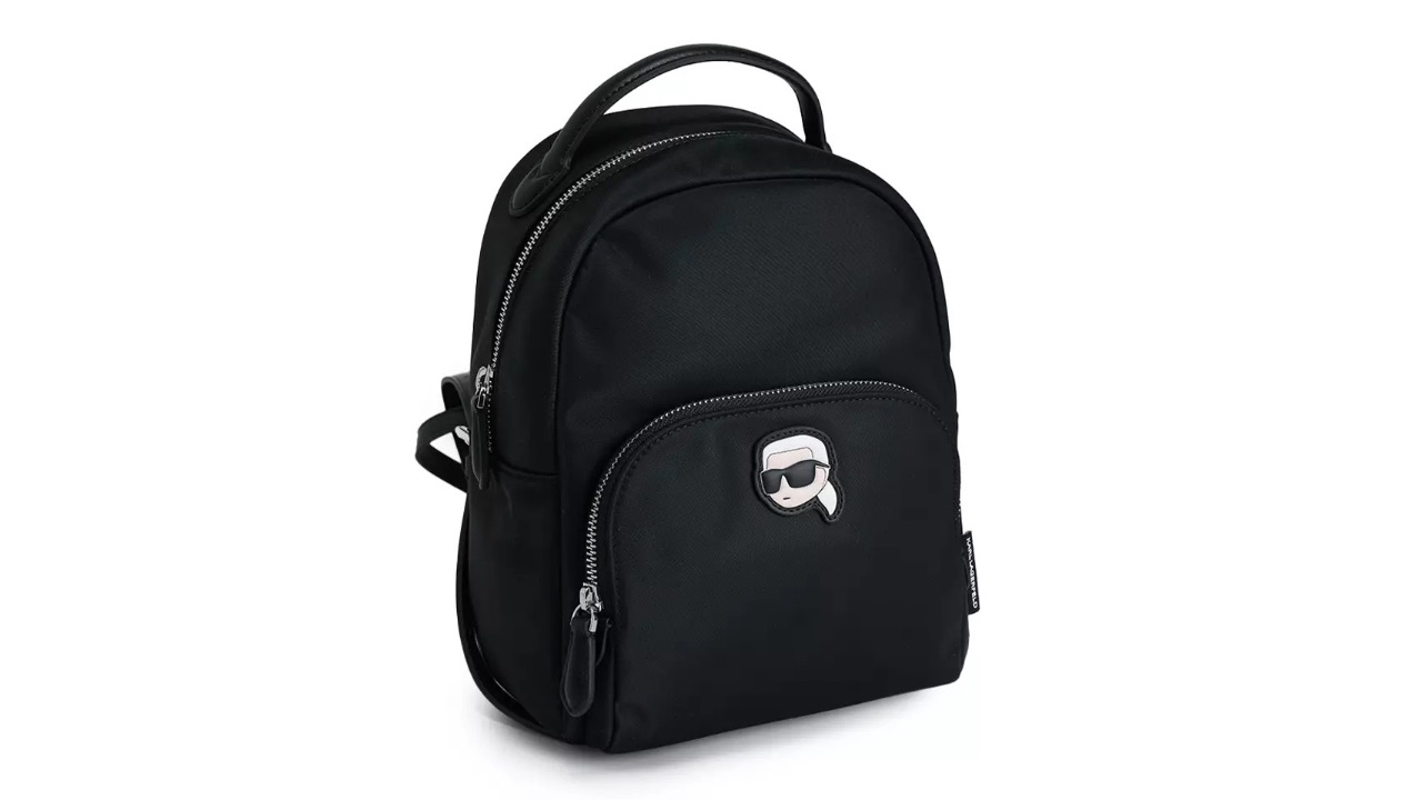 KARL LAGERFELD Ikon Nylon Small Backpack