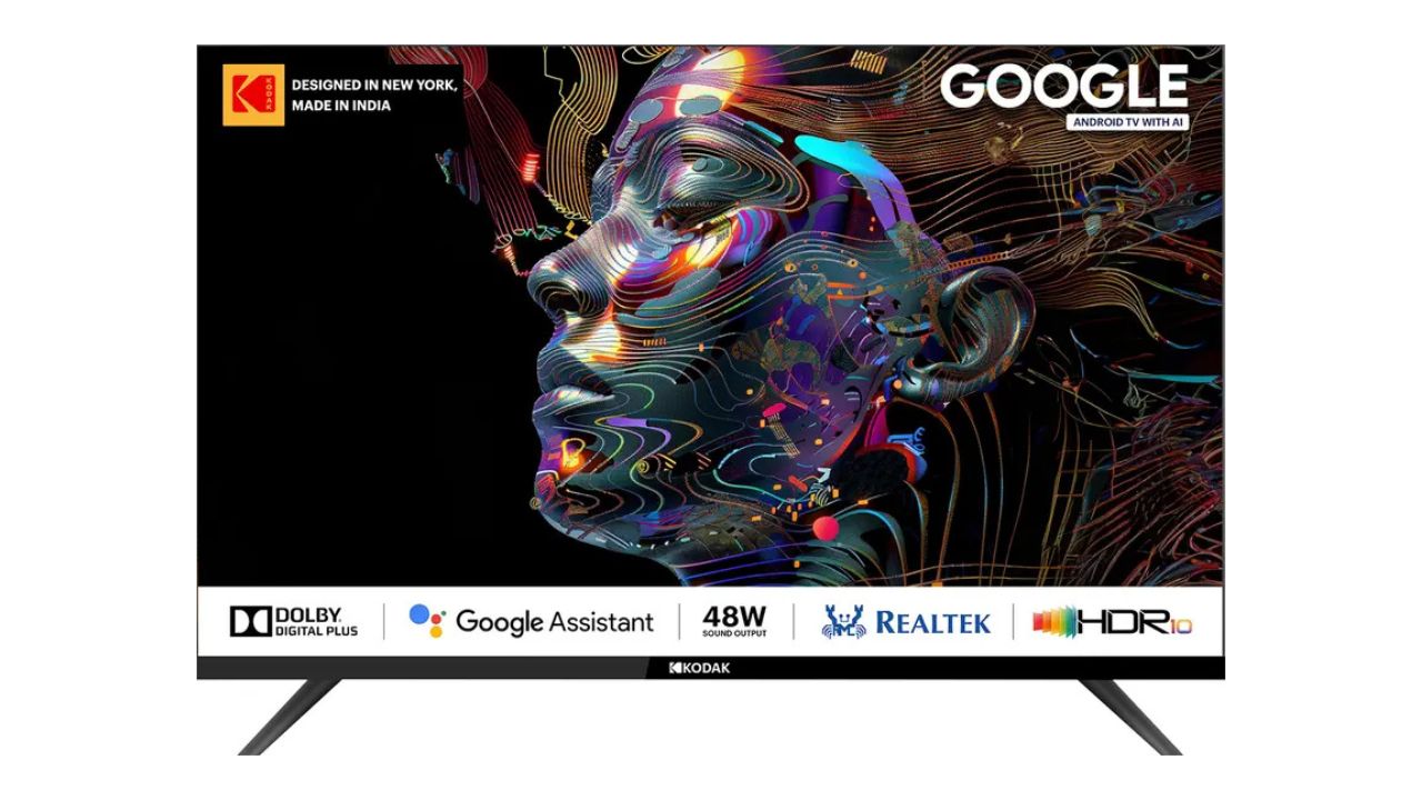 KODAK Matrix 80 cm (32 inch) QLED HD Ready Smart Android TV