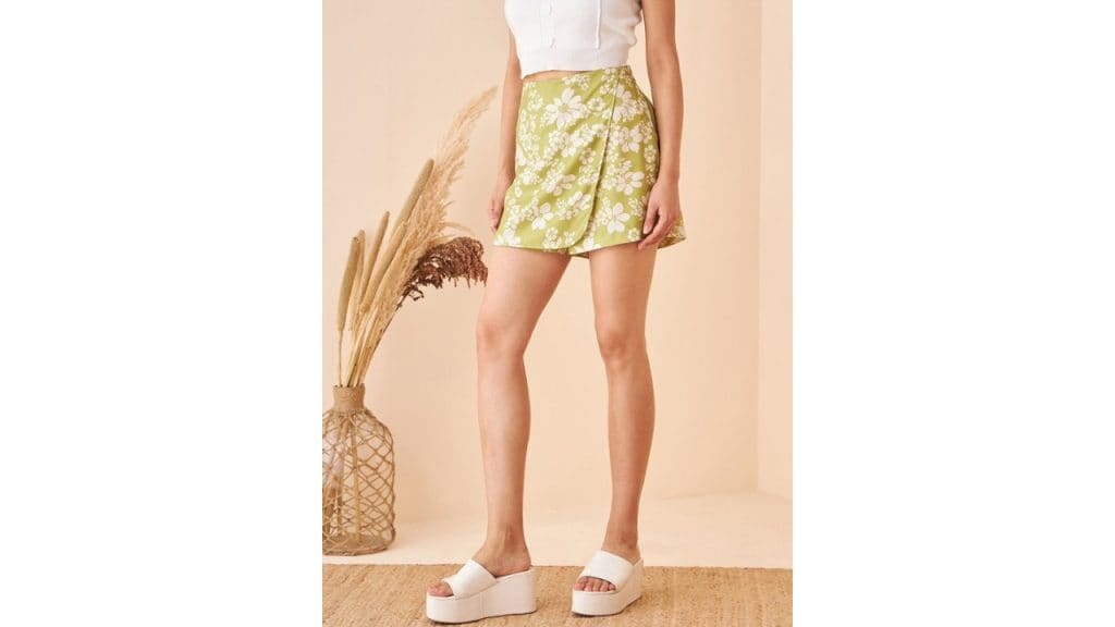 Kibo Women Floral Printed Skorts