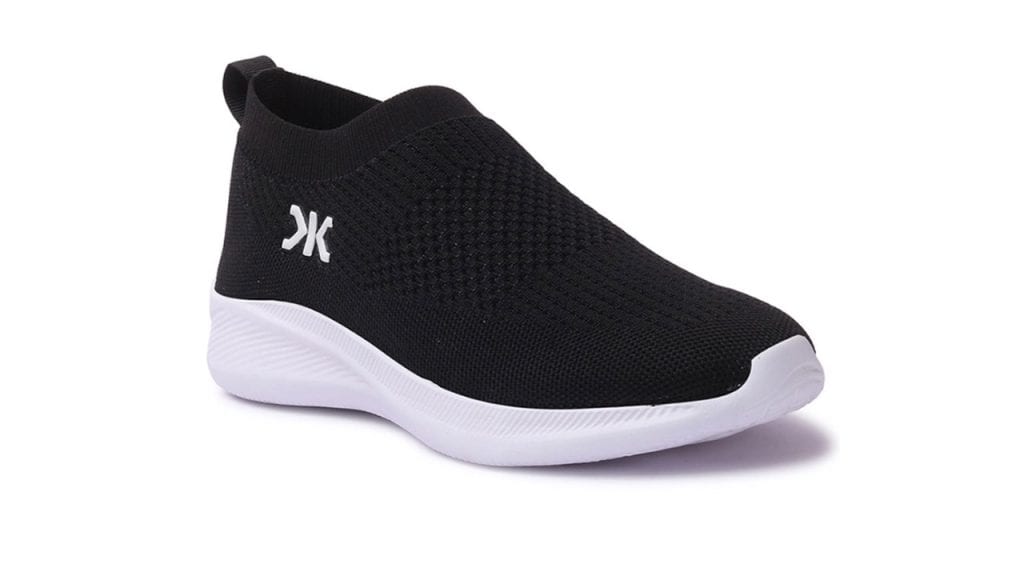 Killer Men Black Woven Design Slip-On Sneakers