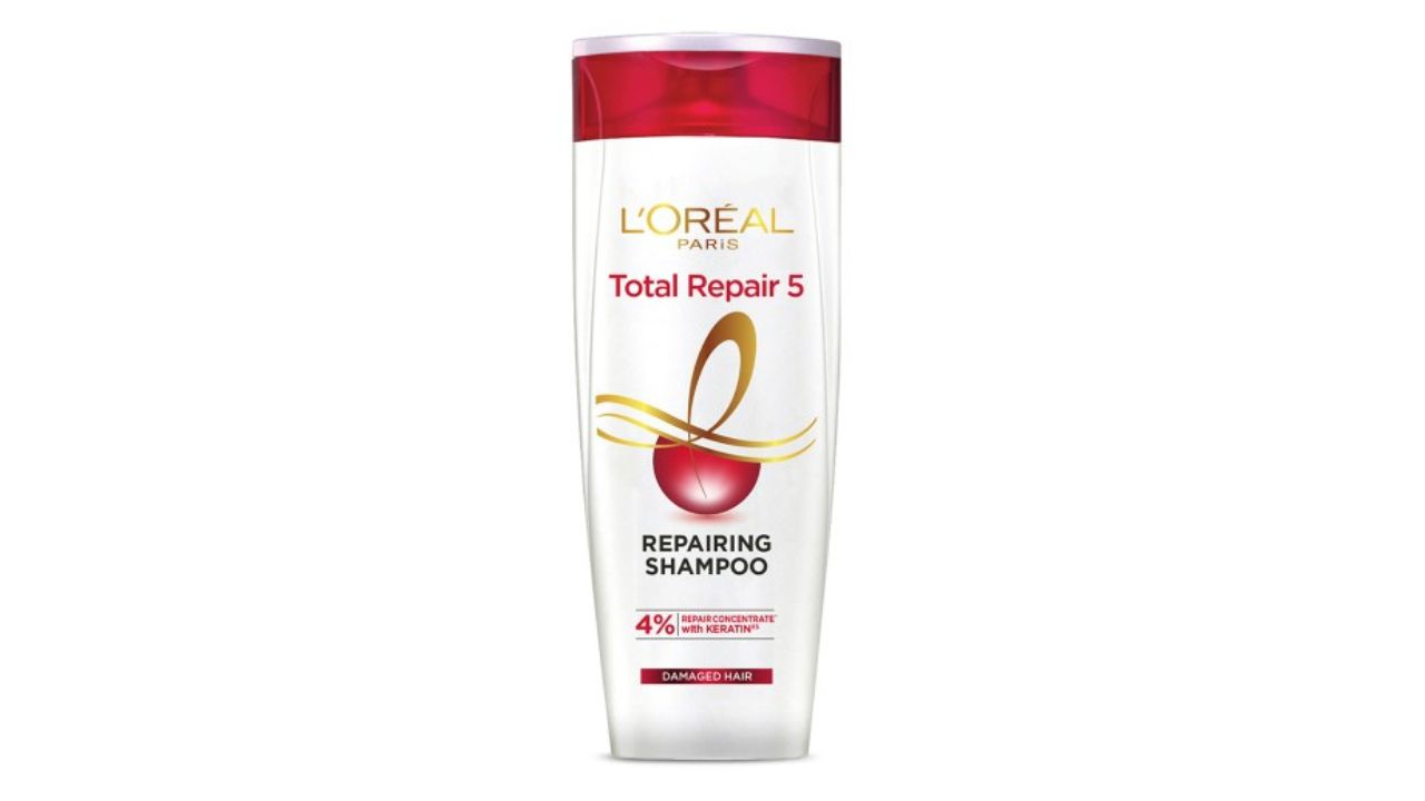 LOreal Paris Total Repair 5 Repairing Shampoo with Keratin XS Technology - 340 ml