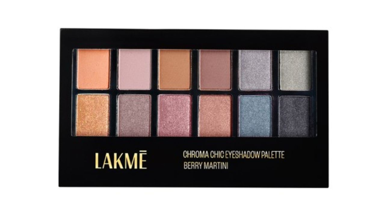 Lakme Glitterati Chroma Chic Eye Shadow Palette - Stilettos - 12 g