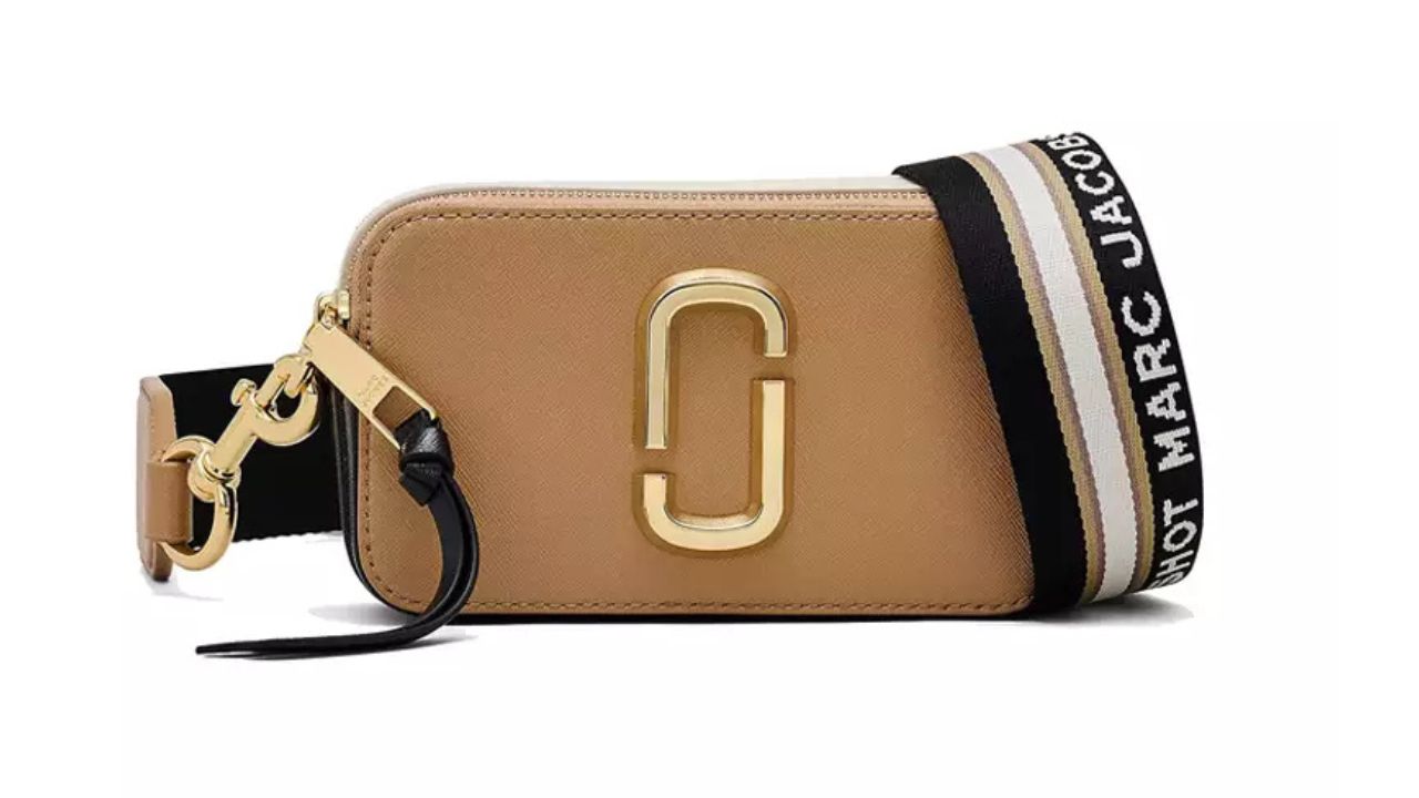 MARC JACOBS Snapshot Small Camera Bag Camel