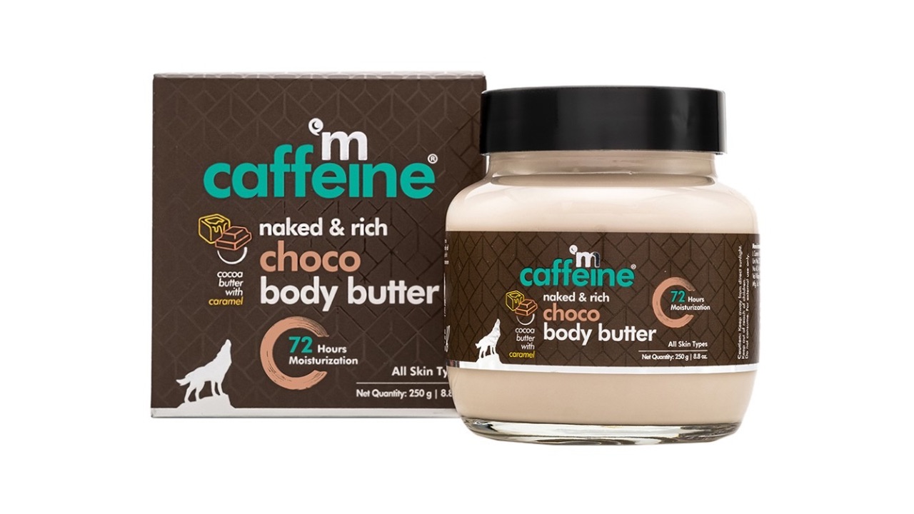 MCaffeine Choco Body Butter for 72Hrs Intense Moisturization for Dry & Dull Skin 250g